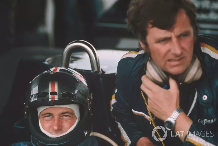 David Purley et son team manager Mike Earle