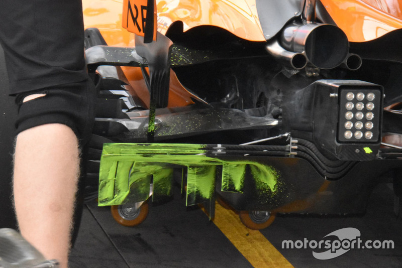 McLaren, diffúzor, részlet