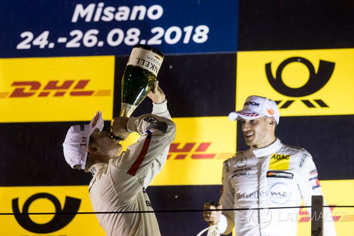 Podio: Joel Eriksson, BMW Team RBM y Edoardo Mortara, Mercedes-AMG Team HWA