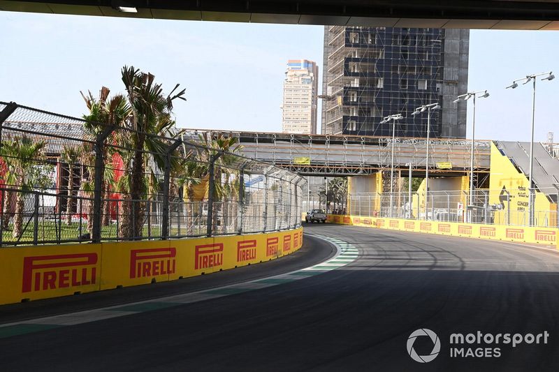 Jeddah Street Circuit corner 2 and 3 detail 
