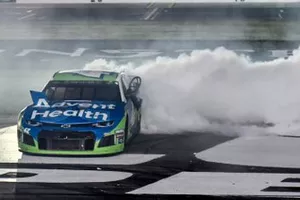 All-Star Race Winner Kyle Larson, Chip Ganassi Racing, Chevrolet Camaro Advent Health
