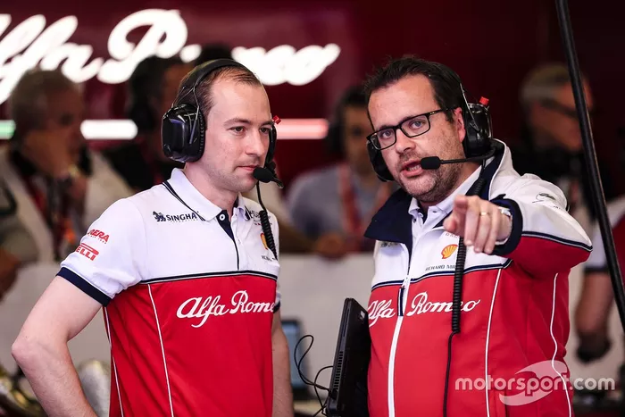 Julien Simon-Chautemps,  Ingegnere di pista di Kimi Räikkönen, Alfa Romeo