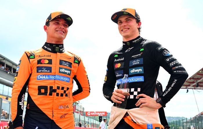 Lando Norris, McLaren, Oscar Piastri
