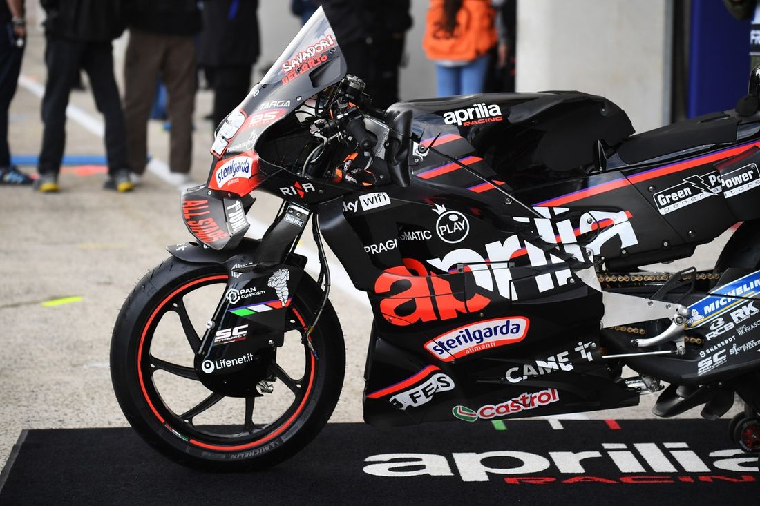 Szczegóły Aprilia Racing