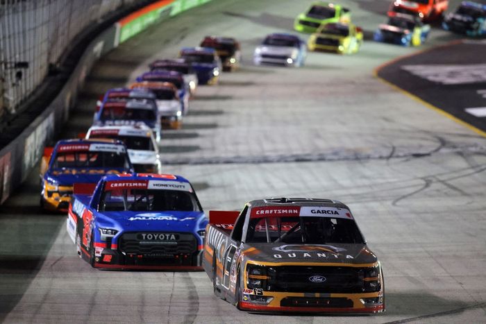 Jake Garcia, ThorSport Racing Ford, Kaden Honeycutt, Toyota