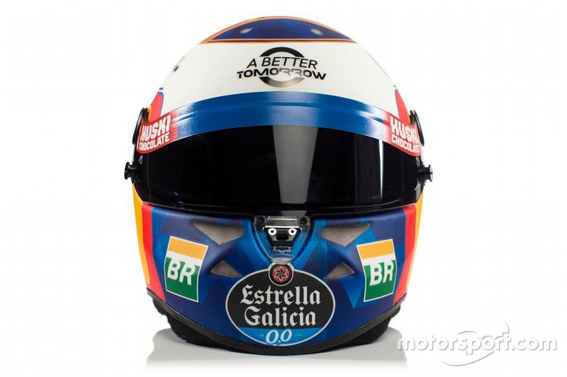 Il casco di Carlos Sainz Jr., McLaren
