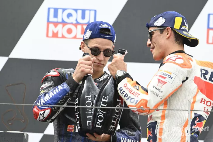 Podio: tercer lugar Fabio Quartararo, Yamaha Factory Racing