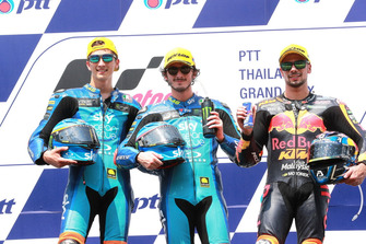 Luca Marini, Sky Racing Team VR46 Francesco Bagnaia, Sky Racing Team VR46 Miguel Oliveira, Red Bull KTM Ajo