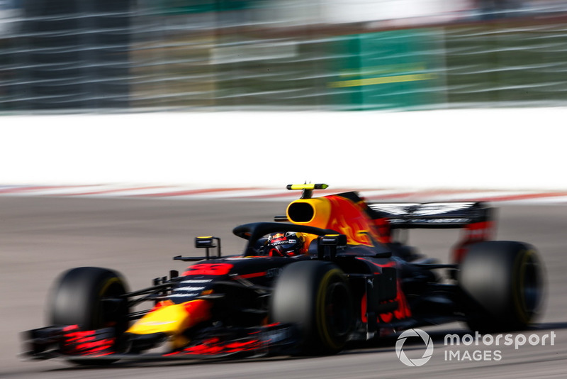 Verstappen and Red Bull celebrate after the race
