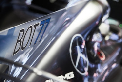 Номер и имя на Mercedes AMG F1 W08 Валттери Боттаса