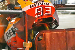 Neue Verkleidung am Bike von Marc Marquez, Repsol Honda Team