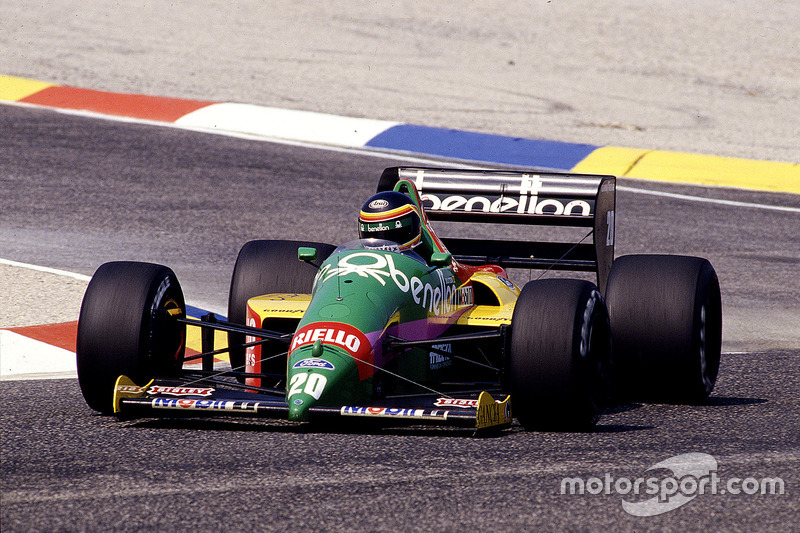 #20: Thierry Boutsen, Benetton B187, Ford