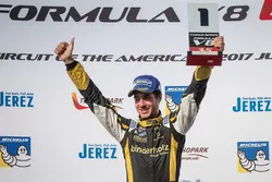 Race winner Rene Binder, Lotus