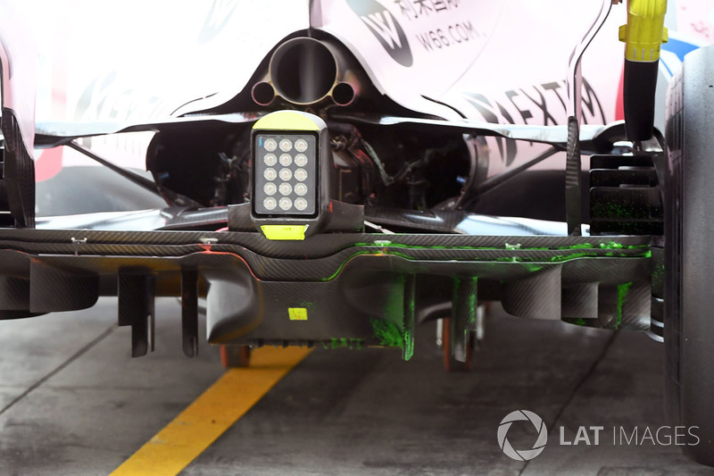 Sahara Force India VJM10, Heckdiffusor, Aero-Farbe