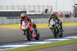 Chaz Davies, Aruba.it Racing - Ducati Team e Jonathan Rea, Kawasaki Racing Team