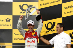 Podium: le troisième Miguel Molina Audi Sport Team Abt Sportsline, Audi RS 5 DTM avec Hans-Jurgen Abt, Team principal Abt-Audi