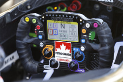 James Hinchcliffe, Schmidt Peterson Motorsports Honda, steering wheel, cockpit