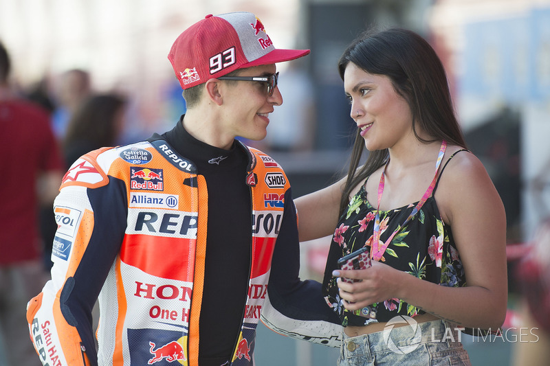 Marc Marquez, Repsol Honda Team with a fan