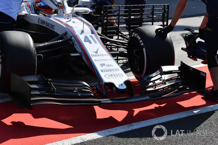 Williams FW41 front wing detail