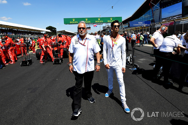 Dr. Vijay Mallya, Force India Formula One Team Owner on the grid