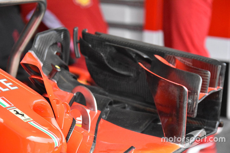 Ferrari SF71H ön kanat detay