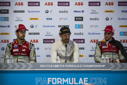 Lucas di Grassi, Audi Sport ABT Schaeffler, Jean-Eric Vergne, Techeetah., Daniel Abt, Audi Sport ABT Schaeffler, en conférence de presse
