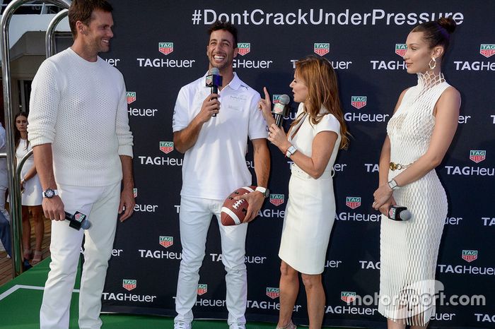 Tom Brady, Daniel Ricciardo, Red Bull Racing, Geri Halliwell Horner, Bella Hadid