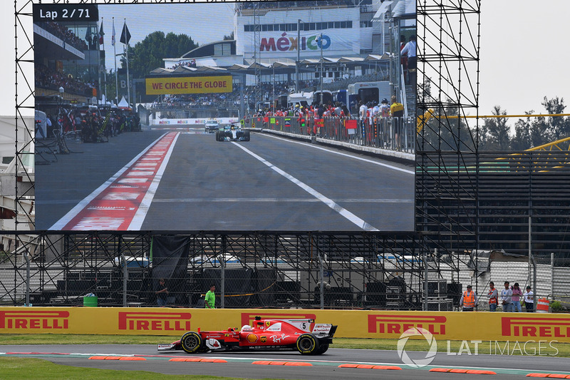 Себастьян Феттель, Ferrari SF70H, Льюіс Хемілтон, Mercedes-Benz F1 W08