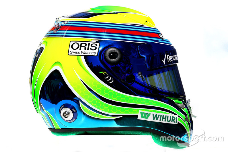 Il casco di of Felipe Massa, Williams