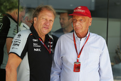 Robert Fernley, Sahara Force India F1 Team et Niki Lauda
