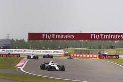 Sergey Sirotkin, Williams FW41 Mercedes, Charles Leclerc, Sauber C37 Ferrari, and Brendon Hartley, Toro Rosso STR13 Honda
