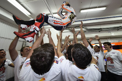 Worldchampion Marc Marquez, Repsol Honda Team celebrate with the team
