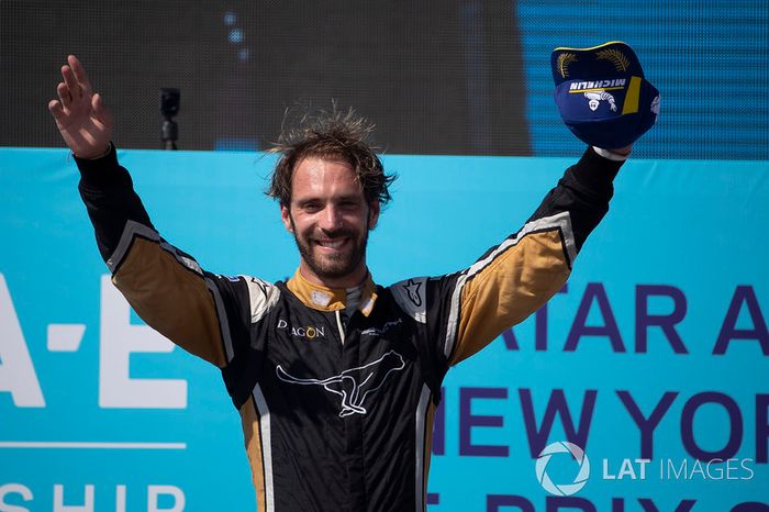 Jean-Eric Vergne, Techeetah, celebra su victoria