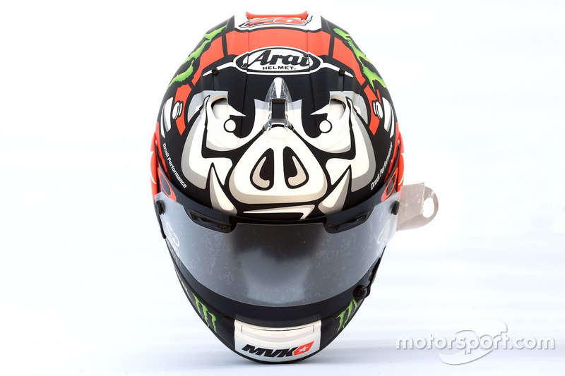 Helmet of Maverick Viñales, Yamaha Factory Racing