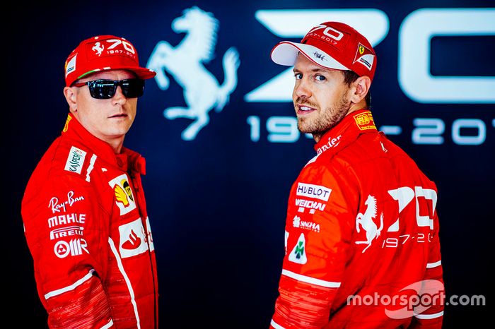 Kimi Raikkonen, Ferrari, Sebastian Vettel, Ferrari