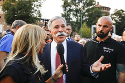 Chase Carey, Chairman, Formula One, at the parade in Milan