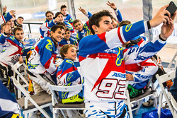 Marc Marquez avec des participants
