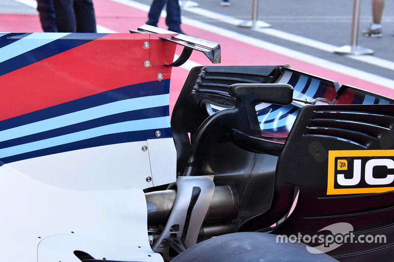 Детали задней части Williams FW40