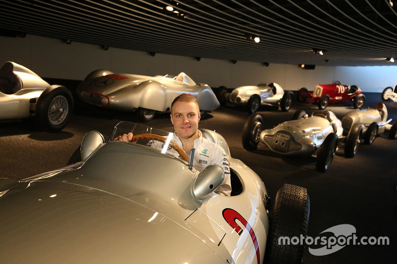 Valtteri Bottas, Mercedes AMG F1 at the Mercedes-Benz Museum