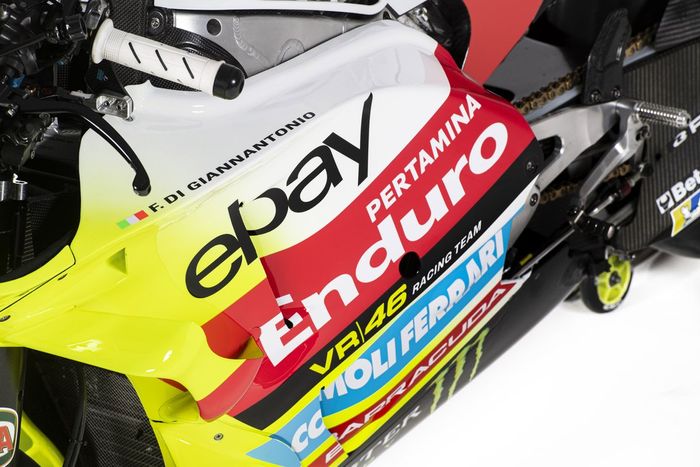 Detalle de la moto de Fabio Di Giannantonio, VR46 Racing Team