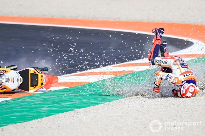 Marc Márquez, caída del Repsol Honda Team