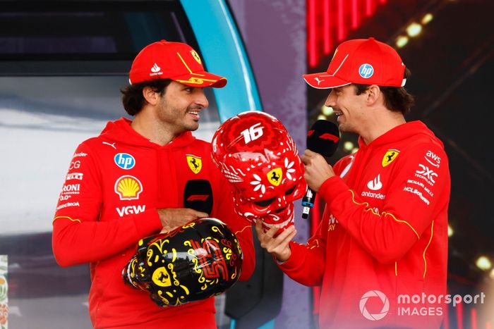 Carlos Sainz, Scuderia Ferrari, Charles Leclerc