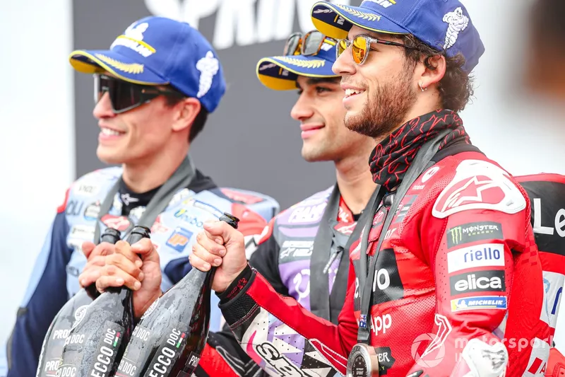 Jorge Martin, Pramac Racing, Marc Marquez, Gresini Racing, Enea Bastianini, Ducati Team
