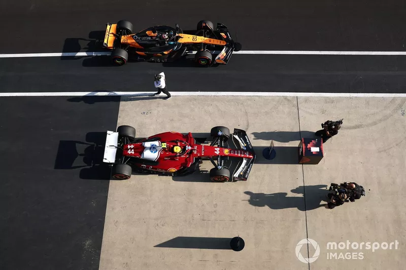 Lewis Hamilton, Ferrari, Oscar Piastri, McLaren