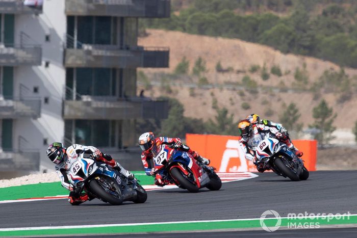 Scott Redding, BMW Motorrad WorldSBK Team, Xavi Vierge, Team HRC, Michael van der Mark, BMW Motorrad WorldSBK Team