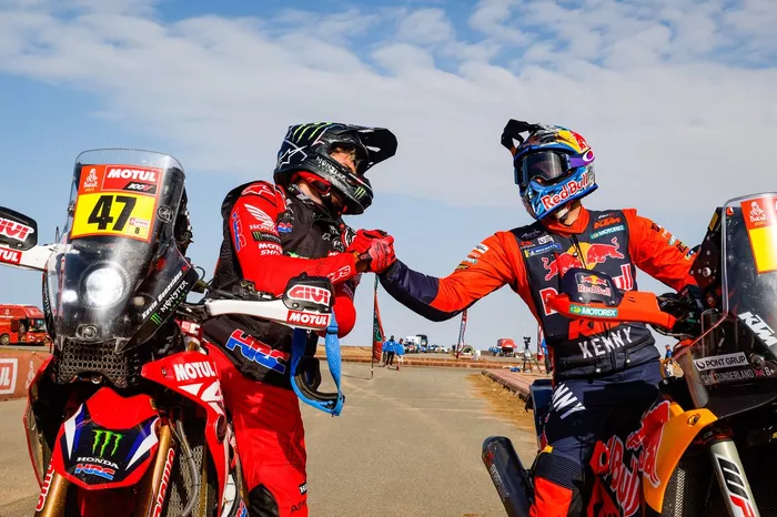 #47 Monster Energy Honda Team: Kevin Benavides, #5 Red Bull KTM Factory Racing: Sam Sunderland