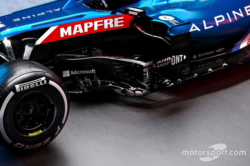 Detalle del Alpine A521