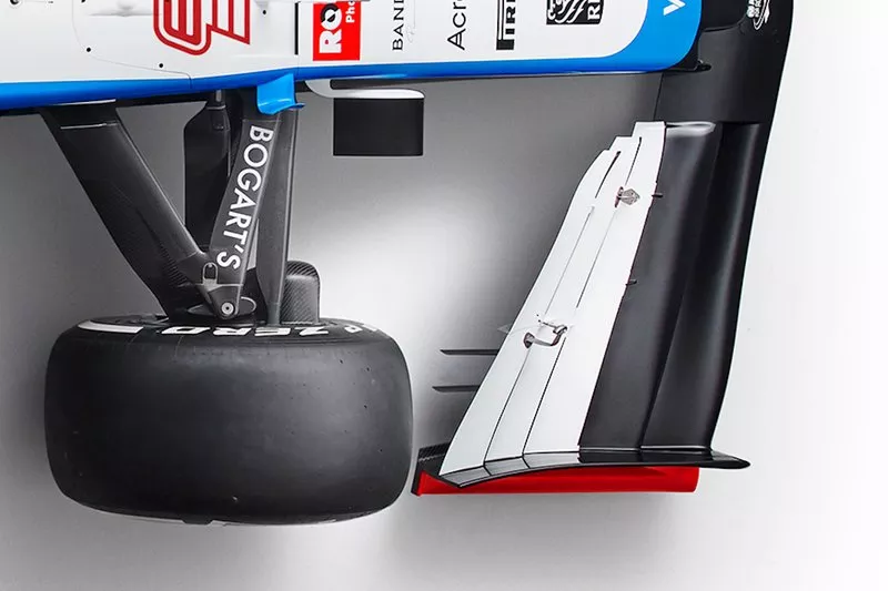 Detalle del Williams FW43