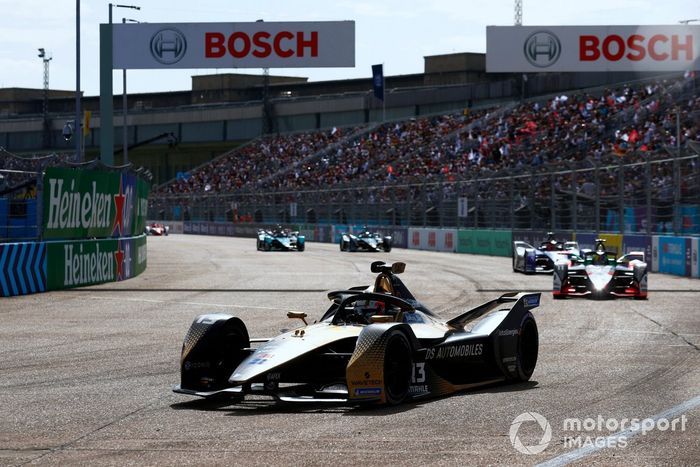 Antonio Felix Da Costa, DS Techeetah, DS E-Tense FE21, Lucas Di Grassi, Audi Sport ABT Schaeffler, Audi e-tron FE07