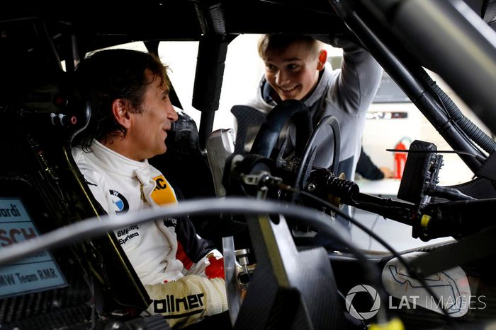 Alex Zanardi, BMW Team RMR with Billy Monger
